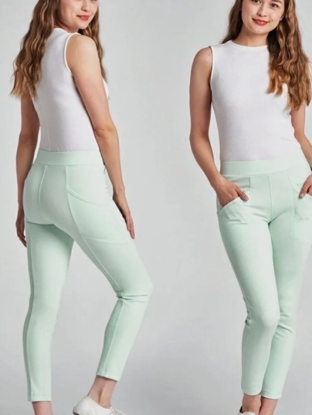 New Betabrand Mojito Skinny Journey Dress Pant Yoga Pants Medium Petite
